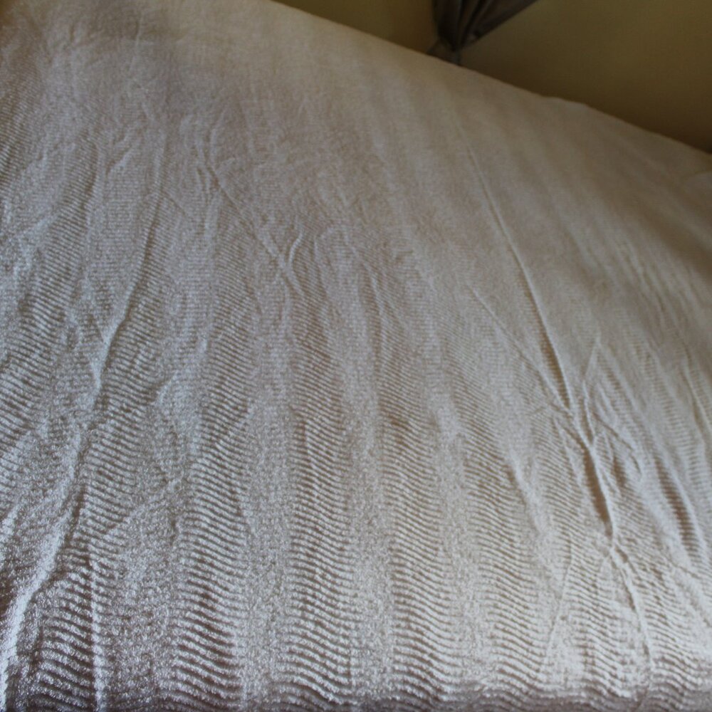 Vintage Chenille Bedspread White - Full size